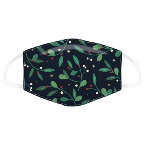 Puckator Mistletoe Christmas Reusable Face Covering - Large XMASK71L 5055071764950