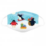 Puckator Christmas Penguins Reusable Face Covering - Small XMASK68S 5055071765025
