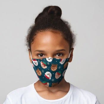Puckator Christmas Cutiemals Face Covering - Small XMASK94S 5055071765827