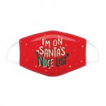 Puckator I Am On Santas Nice List Christmas Face Covering - Small XMASK95S 5055071765834