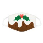 Puckator Christmas Pudding Face Covering - Large Χριστουγεννιάτικη Πουτίγκα XMASK85L 5055071765865