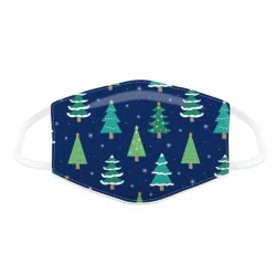 Puckator Christmas Trees Face Covering - Large XMASK88L 5055071765896