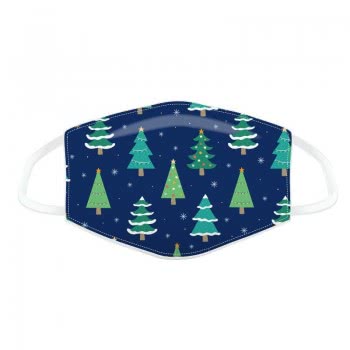 Puckator Christmas Trees Face Covering - Large XMASK88L 5055071765896