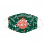 Puckator Merry Christmas Mistletoe Bauble Face Covering - Large XMASK92L 5055071765933