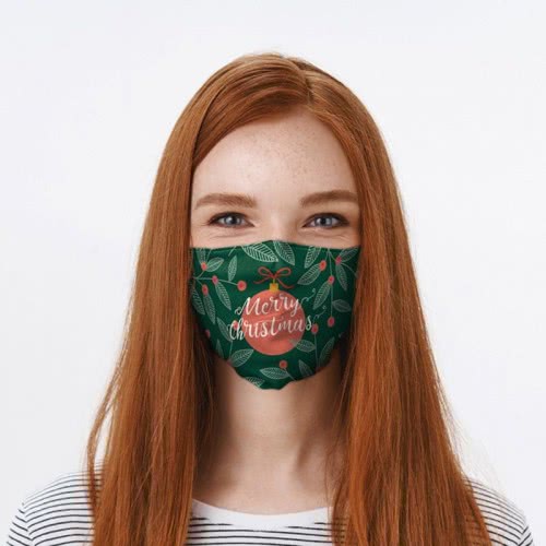 Puckator Christmas Trees Face Covering - Large XMASK92L 5055071765933