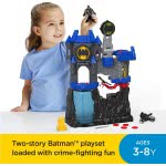 Mattel Imaginext Wayne Manor Batcave With Batman And Motorcycle Lights And Dart Launcher FMX63 887961584493