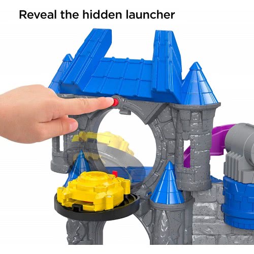 Mattel Imaginext Wayne Manor Batcave With Batman And Motorcycle Lights And Dart Launcher FMX63 887961584493