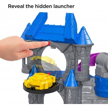 Mattel Imaginext Wayne Manor Batcave With Batman And Motorcycle Lights And Dart Launcher FMX63 887961584493