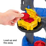 Mattel Imaginext Wayne Manor Batcave With Batman And Motorcycle Lights And Dart Launcher FMX63 887961584493