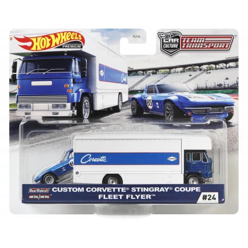 Mattel Hot Wheels Car Culture Team Transport Custom Corvette Stingray Coupe Fleet Flyer FLF56 / GJT41 887961817508