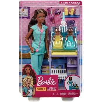 Mattel Barbie Baby Doctor Doll Σετ Επαγγέλματα Με Παιδάκια Και Ζωάκια - Γιατρός DHB63 / GKH24 887961827255