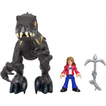 Mattel Imaginext Jurassic World Indoraptor Και Maisie Δεινόσαυρος Και Φιγούρα FMX88 / GKL51 887961829327