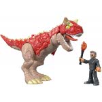 Mattel Imaginext Carnotaurus And Dr. Malcolm - Jurassic World Δεινόσαυρος Και Φιγούρα FMX88 / GBN16 887961719178