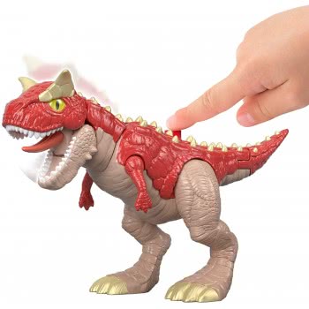 Mattel Imaginext Carnotaurus And Dr. Malcolm - Jurassic World Δεινόσαυρος Και Φιγούρα FMX88 / GBN16 887961719178