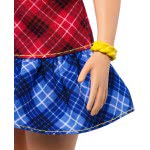 Mattel Barbie Fashionistas Doll Με Μακριά Μαλλιά Μελαχρινή Που Φοράει Καρό Φόρεμα Και Αξεσουάρ FBR37 / GHW53 887961804416