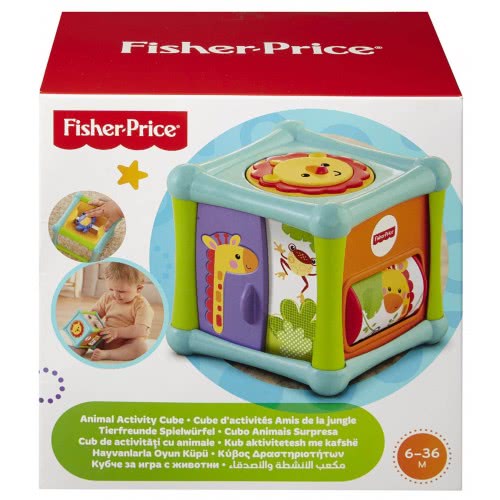 Mattel Fisher Price Κύβος Δραστηριοτήτων Με Ζωάκια Χ BFH80 746775309947
