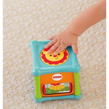 Mattel Fisher Price Κύβος Δραστηριοτήτων Με Ζωάκια Χ BFH80 746775309947