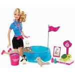 Mattel Barbie Εκπαιδεύτρια Θαλάσσιων Ζώων Με Πισίνα BBV41 746775274573