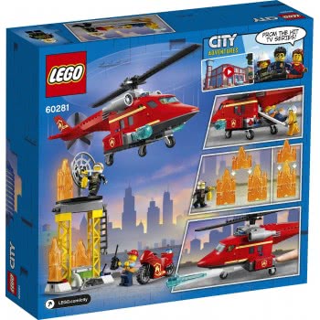 LEGO City Πυροσβεστικό Ελικόπτερο Διάσωσης 60281 5702016911541