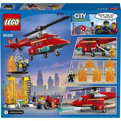 LEGO City Πυροσβεστικό Ελικόπτερο Διάσωσης 60281 5702016911541