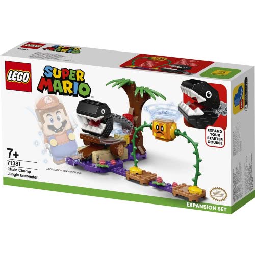 LEGO Super Mario Πίστα Επέκτασης Συνάντηση Με Chain Chomp Στη Ζούγκλα 71381 5702016912463