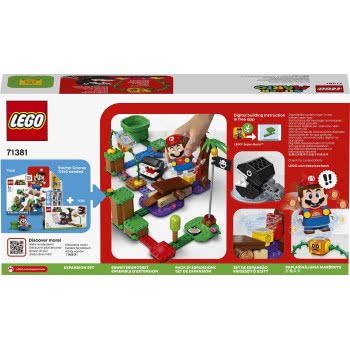 LEGO Super Mario Πίστα Επέκτασης Συνάντηση Με Chain Chomp Στη Ζούγκλα 71381 5702016912463