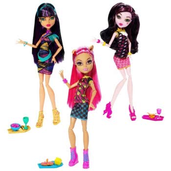 Mattel Monster High Βόλτα Στην Καφέτερια (3 Σχέδια) BJM17 746775359447