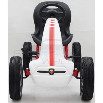 Skorpion Wheels Πεταλοκίνητο Kart Abarth Original Άσπρο 5243030A 5201671004273