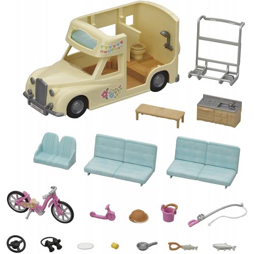 Epoch Sylvanian Families Family Campervan Vehical Playset 5454 5054131054543
