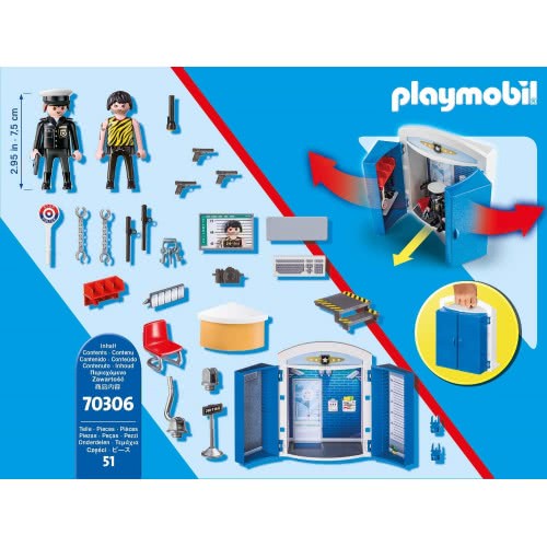 Playmobil Police Station Play Box 70306 4008789703064