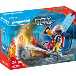 Playmobil Gift Set Πυροσβέστης Με Αντλία Νερού 70291 4008789702913