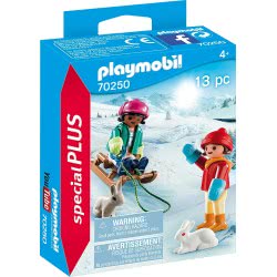 Playmobil Special Plus Children With Sledge 70250 4008789702500