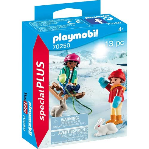 Playmobil Special Plus Children With Sledge 70250 4008789702500