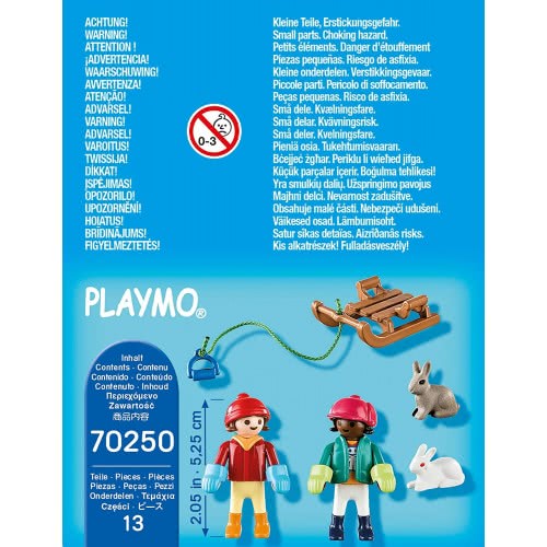 Playmobil Special Plus Children With Sledge 70250 4008789702500