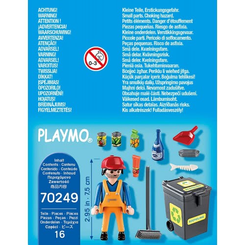 Playmobil Special Plus Street Cleaner Οδοκαθαριστής 70249 4008789702494