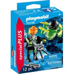 Playmobil Special Plus Agent With Drone Μυστικός Πράκτορας Με Drone 70248 4008789702487