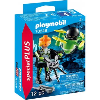 Playmobil Special Plus Agent With Drone 70248 4008789702487