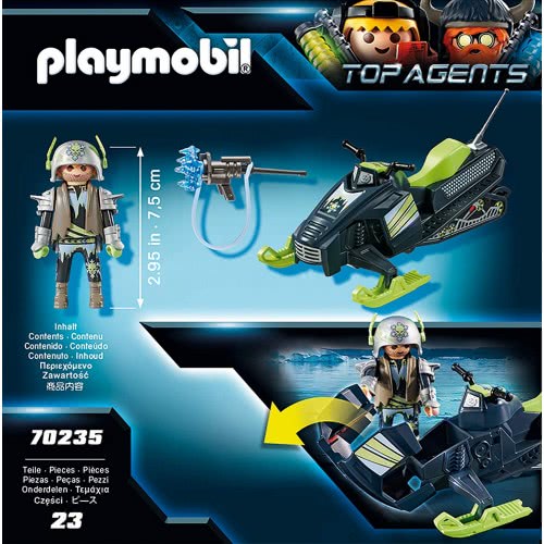 Playmobil Top Agents V Arctic Rebels Ice Scooter 70235 4008789702357