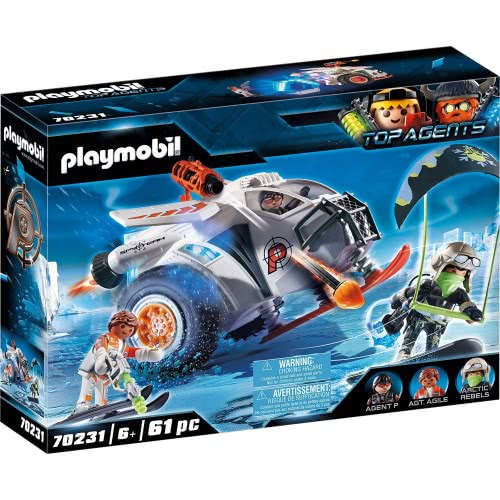 Playmobil Top Agents V Snow Glider Της Spy Team 70231 4008789702319