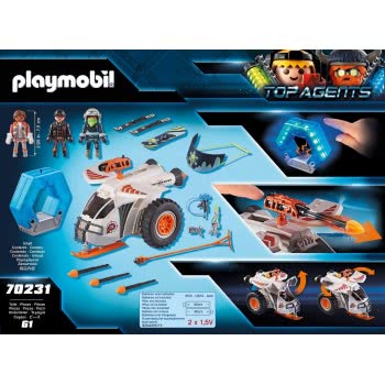 Playmobil Top Agents V Spy Team Snow Glider 70231 4008789702319