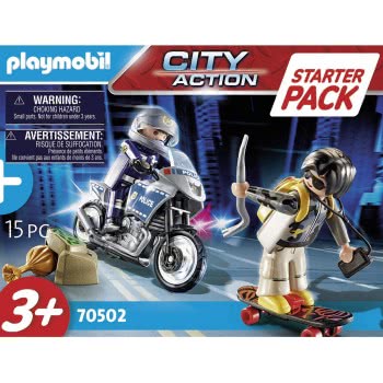 Playmobil Starter Pack Police Chase 70502 4008789705020