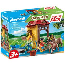Playmobil Starter Pack Στάβλος Αλόγων 70501 4008789705013