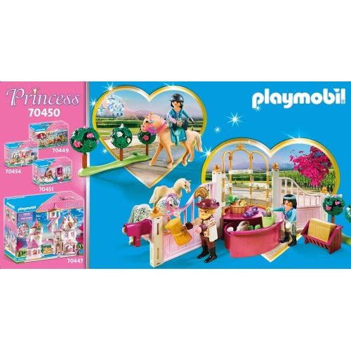 Playmobil Princess Μαθήματα Ιππασίας Στον Βασιλικό Στάβλο 70450 4008789704504