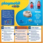 Playmobil 1.2.3 Dog Train Car 70406 4008789704061