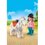 Playmobil 1.2.3 - Ruiter Met Paard 70404 4008789704047