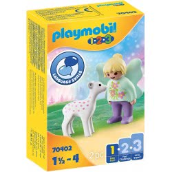 Playmobil 1.2.3 - Fairy Friend With Fawn 70402 4008789704023