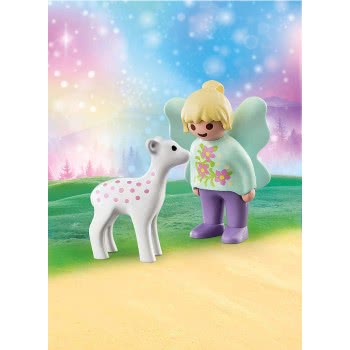 Playmobil 1.2.3 - Fairy Friend With Fawn 70402 4008789704023