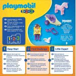 Playmobil 1.2.3 Νεραϊδοάμαξα Με Μονόκερο 70401 4008789704016