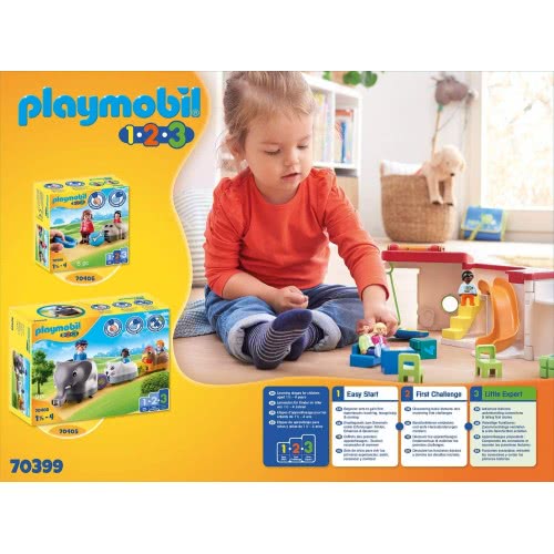 Playmobil 1.2.3 My Take Along Preschool 70399 4008789703996