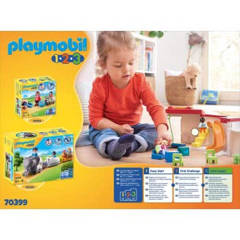 Playmobil 1.2.3 My Take Along Preschool 70399 4008789703996